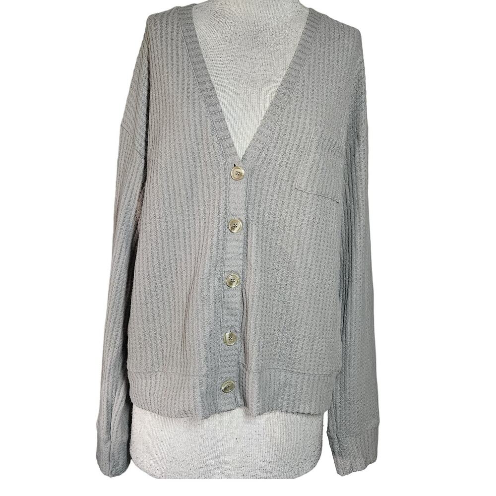 Tan Cardigan Sweater Size Large